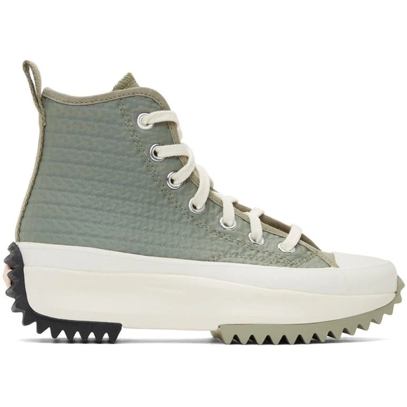 **SOLD** CONVERSE KHAKI RUN STAR HIKE HI SNEAKERS - Picture 4 of 8